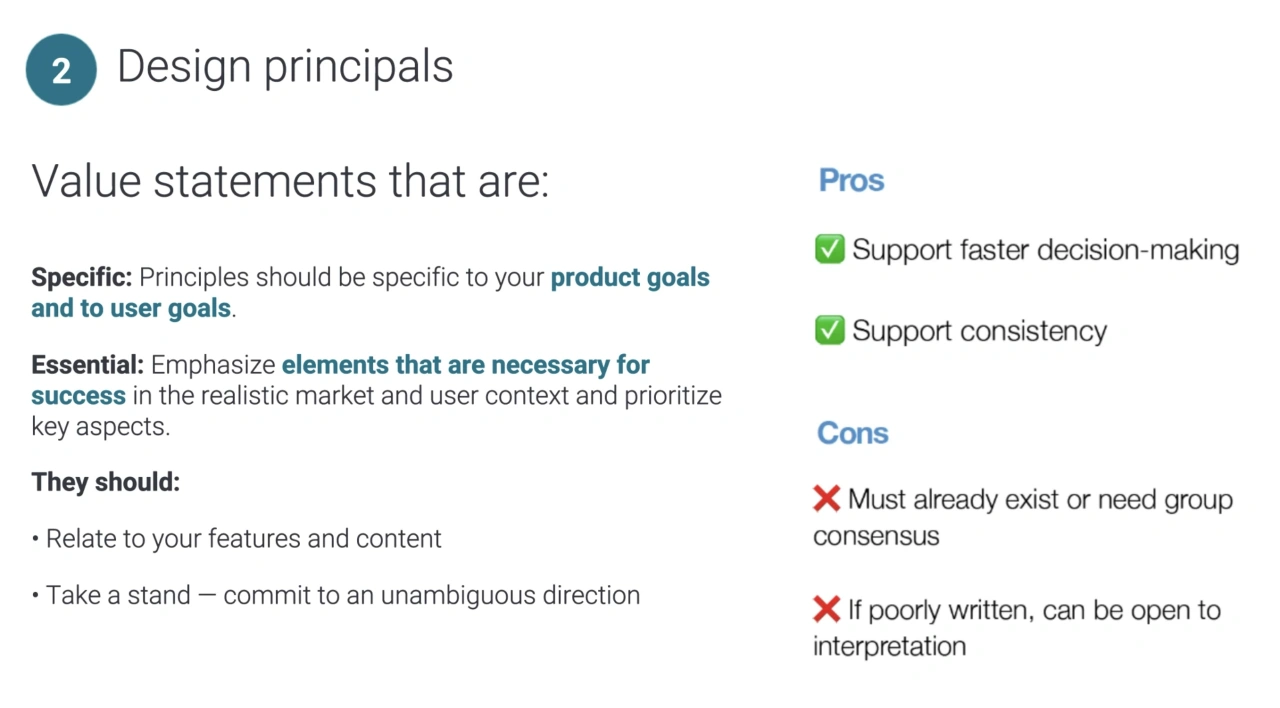 8 - Design Principles for speed and consistency