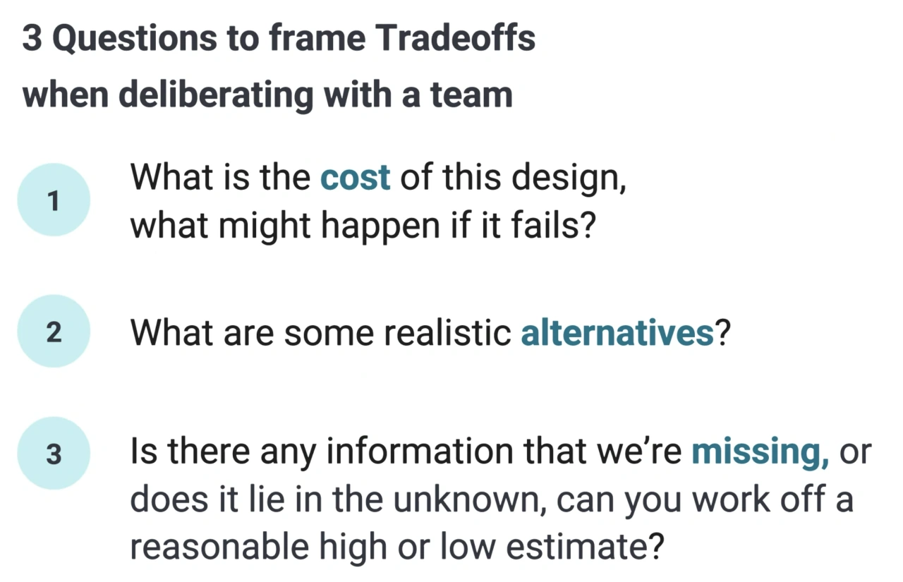 9 - Deliberating Tradeoffs