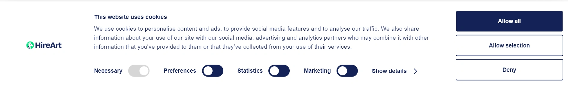Cookie Consent Example 1
