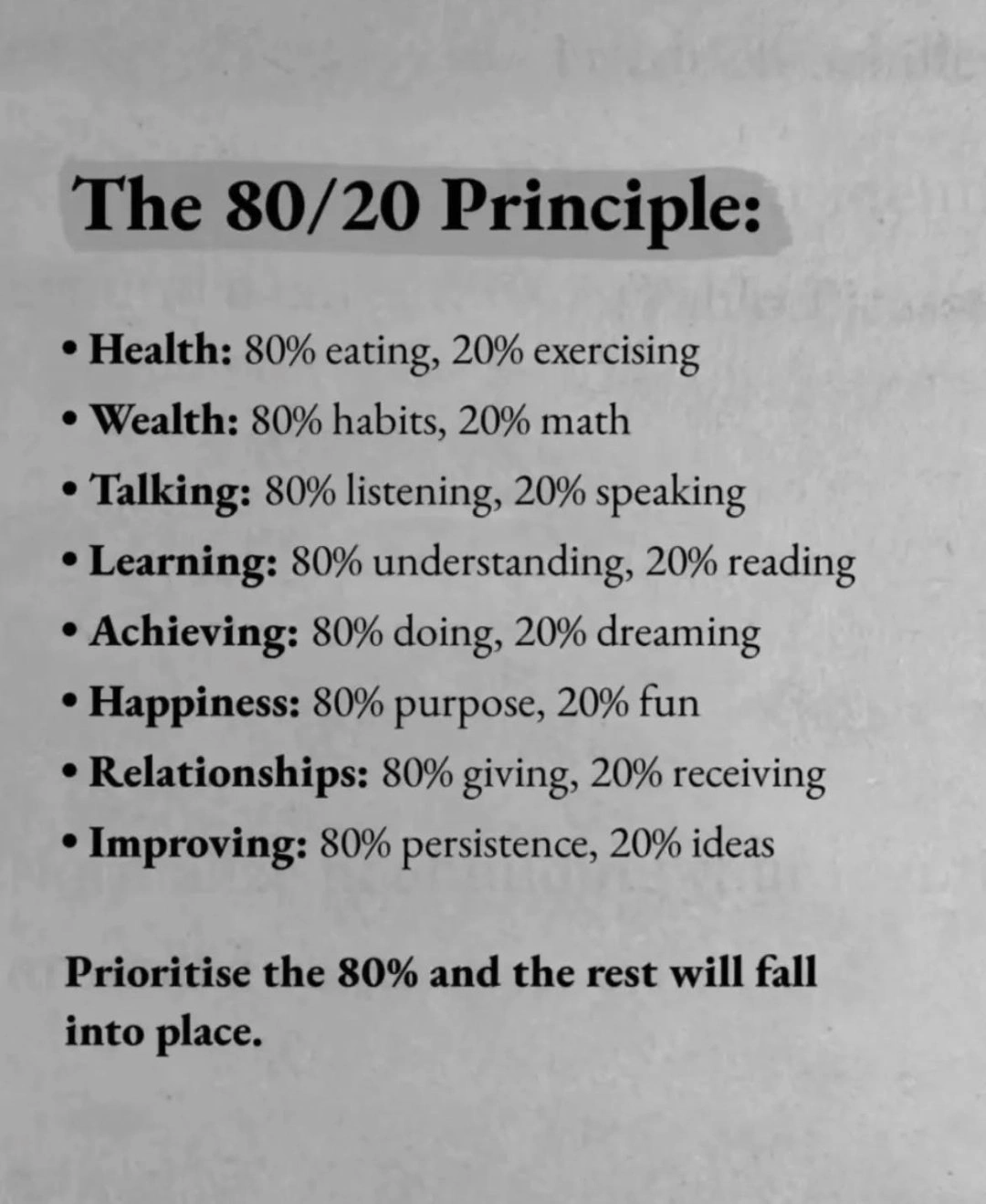 Pareto Principle