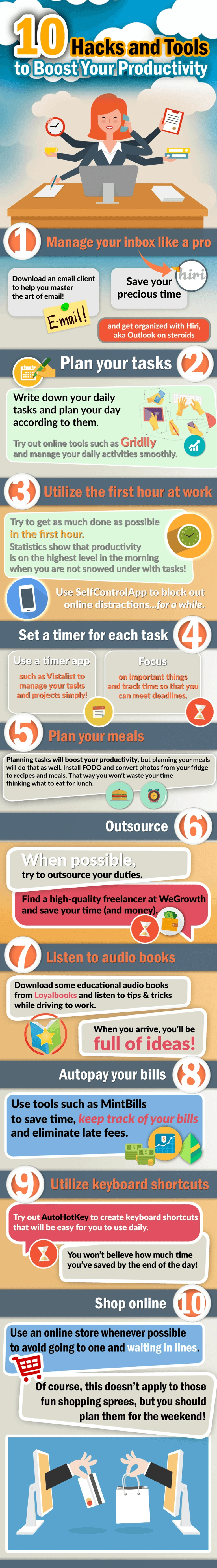 productivity life hacks