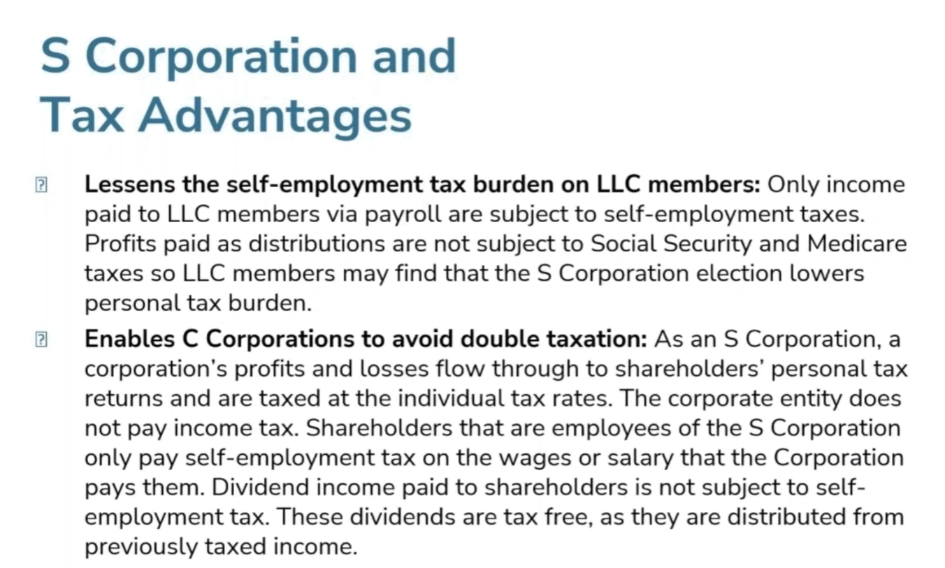 tax s corp